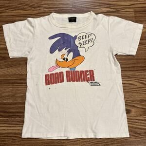 Vintage Looney Tunes Single Stitch 1989 Road Runner Beep Beep T-Shirt Size L